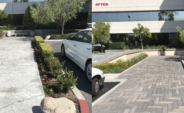 ENTRANCE WALKWAY BEFORE & AFTER 1