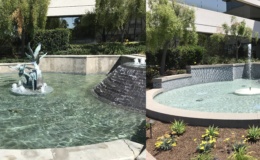 FOUNTAIN BEFORE & AFTER